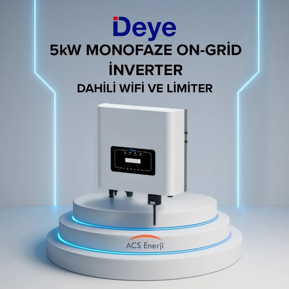 5 Kw On-Grid Monofaze İnverter Deye